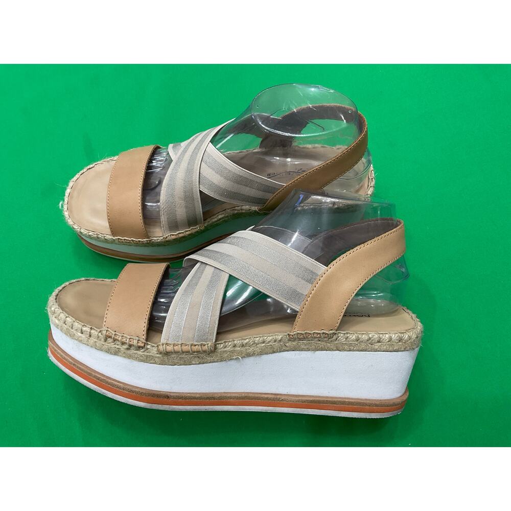 Donald J Pliner Women's Audrey Wedge Leather Sandals Size 9.5